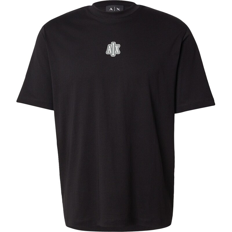 ARMANI EXCHANGE Tričko grafitová / černá / bílá