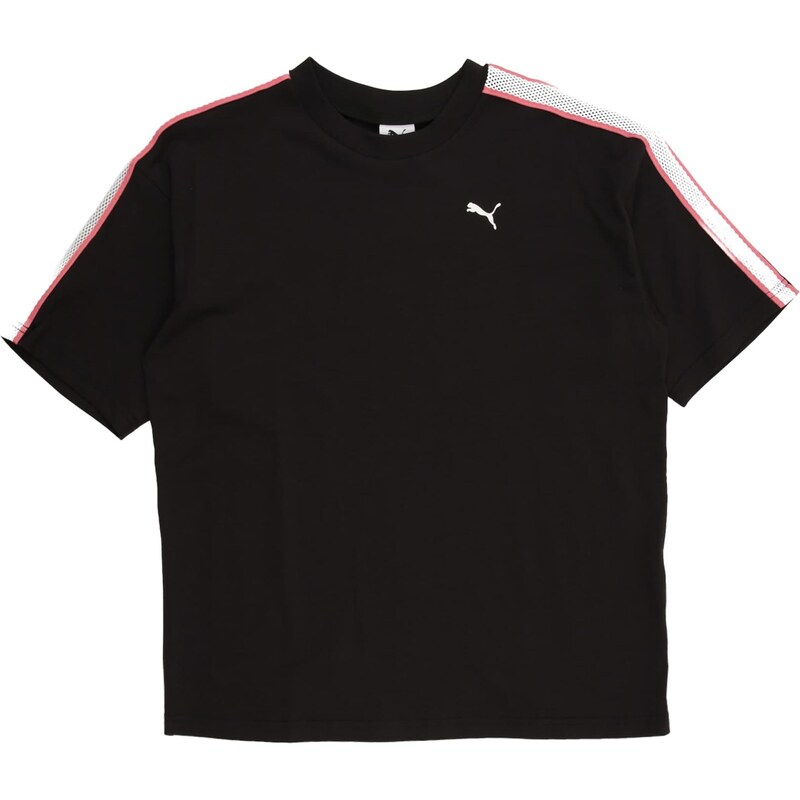 PUMA Tričko melounová / černá / bílá