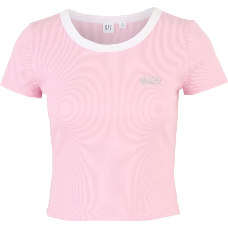 Gap Petite Tričko růžová / bílá