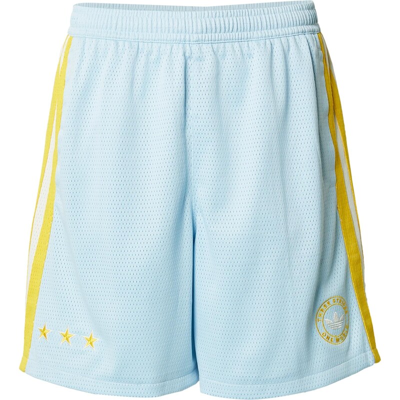 ADIDAS ORIGINALS Kalhoty Santiago světlemodrá / žlutá / bílá