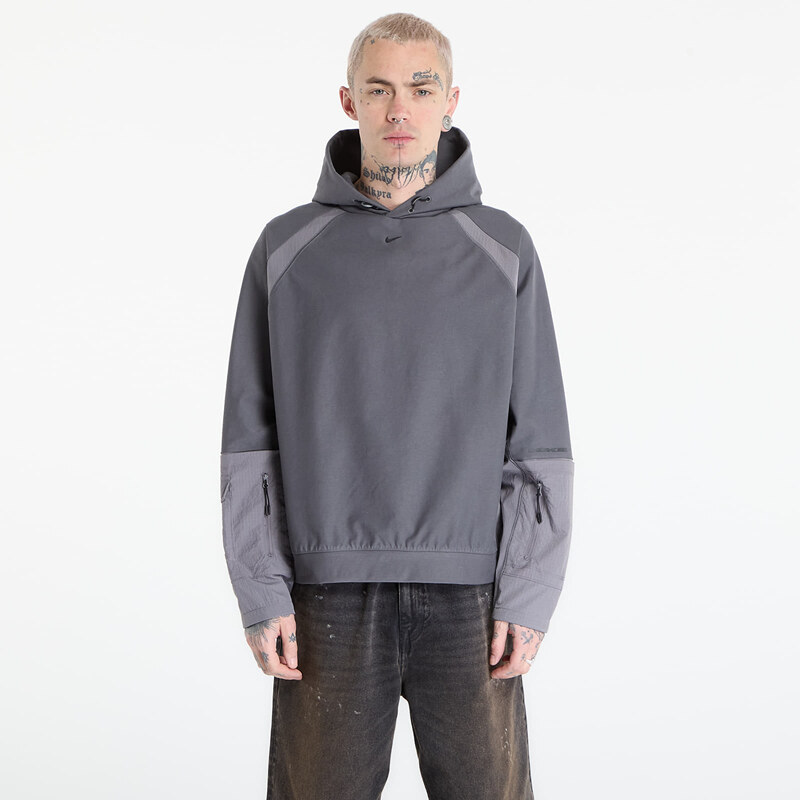 Mikina Nike Tech Mens Dri-FIT Shori Knit Utility Hoodie Iron