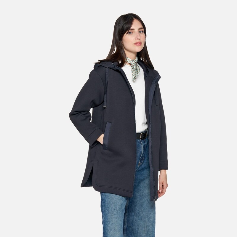 Tmavě modrá dámská parka Geox 114204984