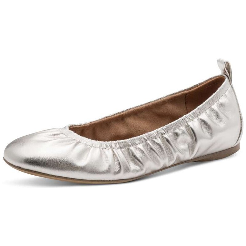 RIEKER Dámské baleríny TAMARIS 22136-46-957 stříbrná