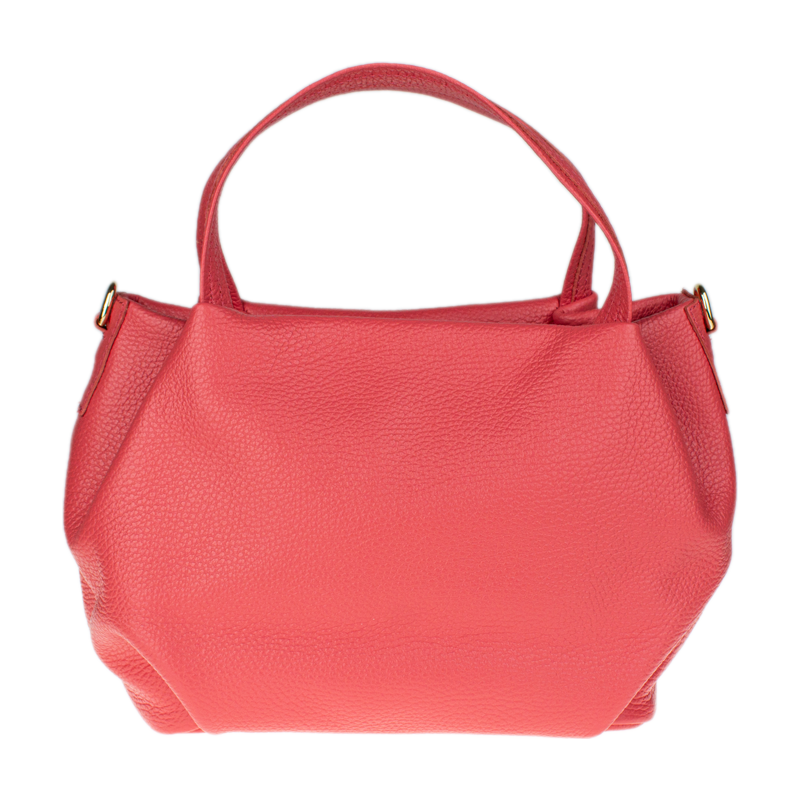 Růžová kožená italská crossbody kabelka Tea Barbie NovaKabelka