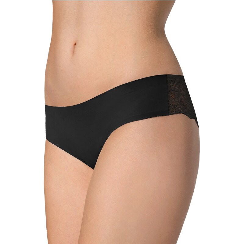 JULIMEX Dámské kalhotky Tanga black 92052601
