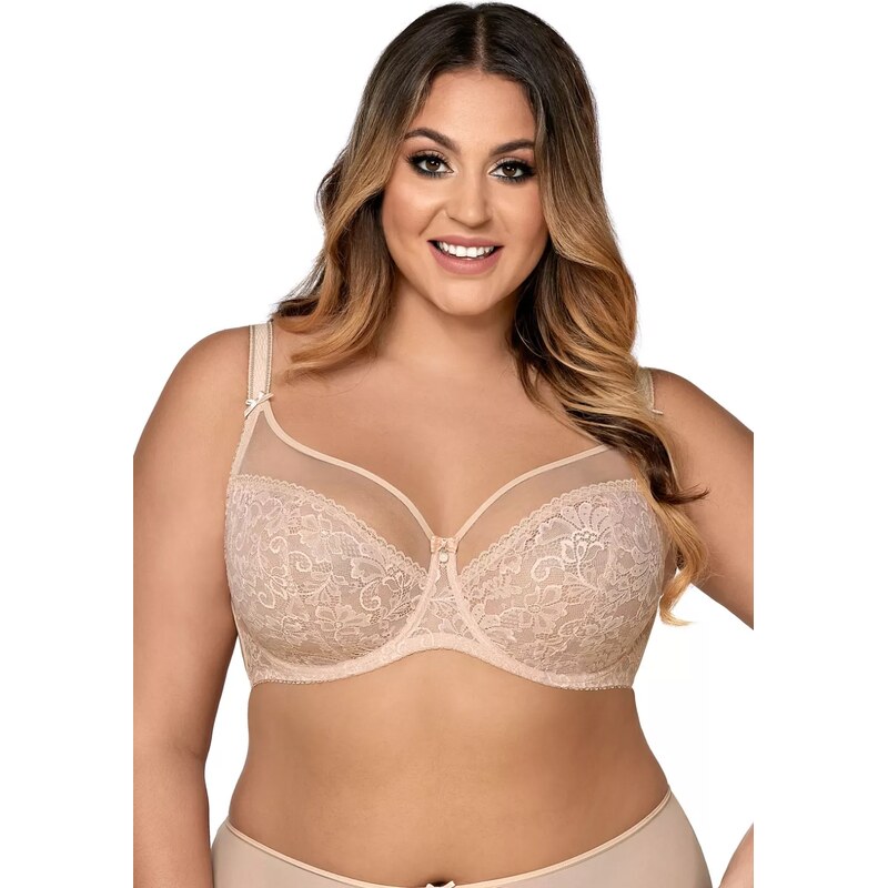 AVA Dámská podprsenka 1396 Crystal beige plus 92055178