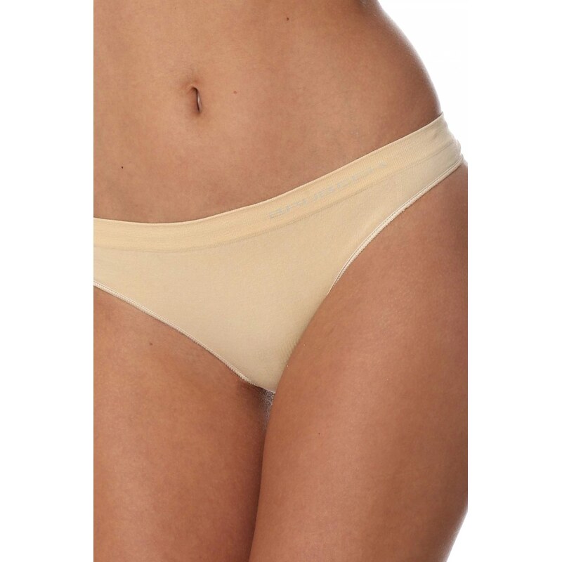 BRUBECK Dámská tanga 00182A beige 92055274