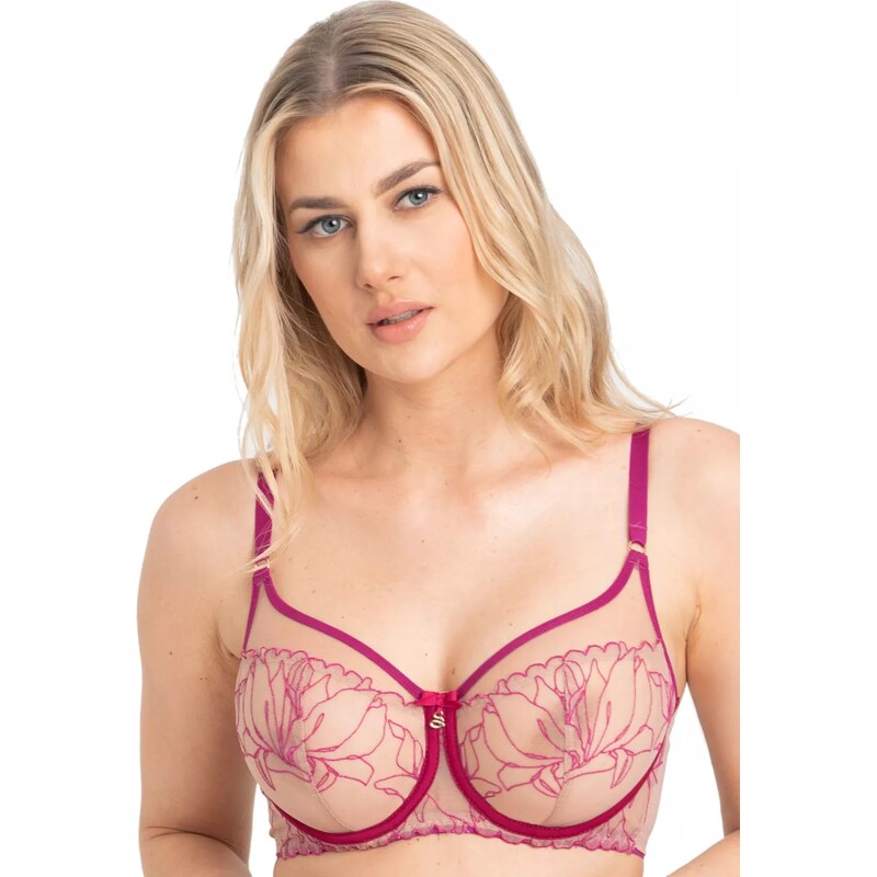 Samanta Dámská podprsenka Irina A143 fuchsia 104241618