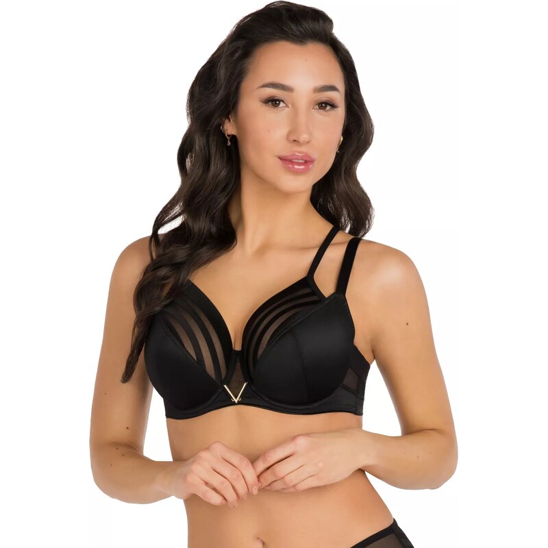 GORSENIA Dámská podprsenka 810 Yoko black 92055551
