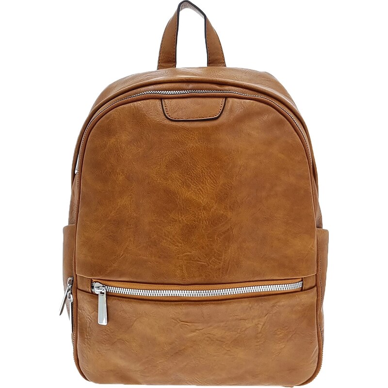 PAOLO BAGS Moderní hnědý dámský batoh RIQ9V 92055702