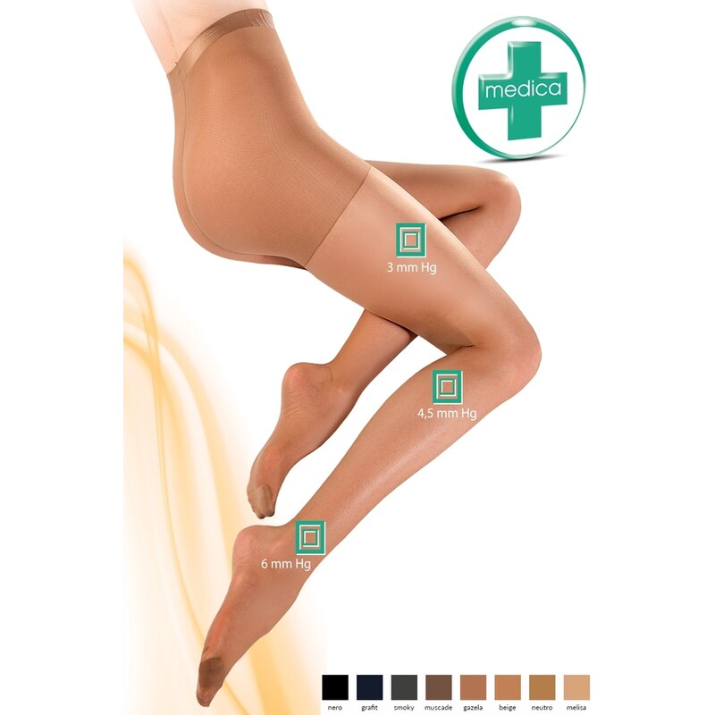 GABRIELLA Dámské punčochové kalhoty Relax medica 20 den gazela 92055910