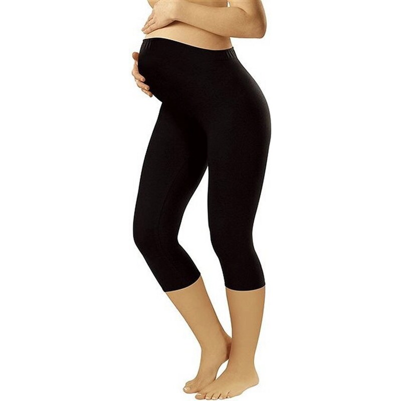 ITALIAN FASHION Dámské těhotenské legíny Leggins short black 92055961