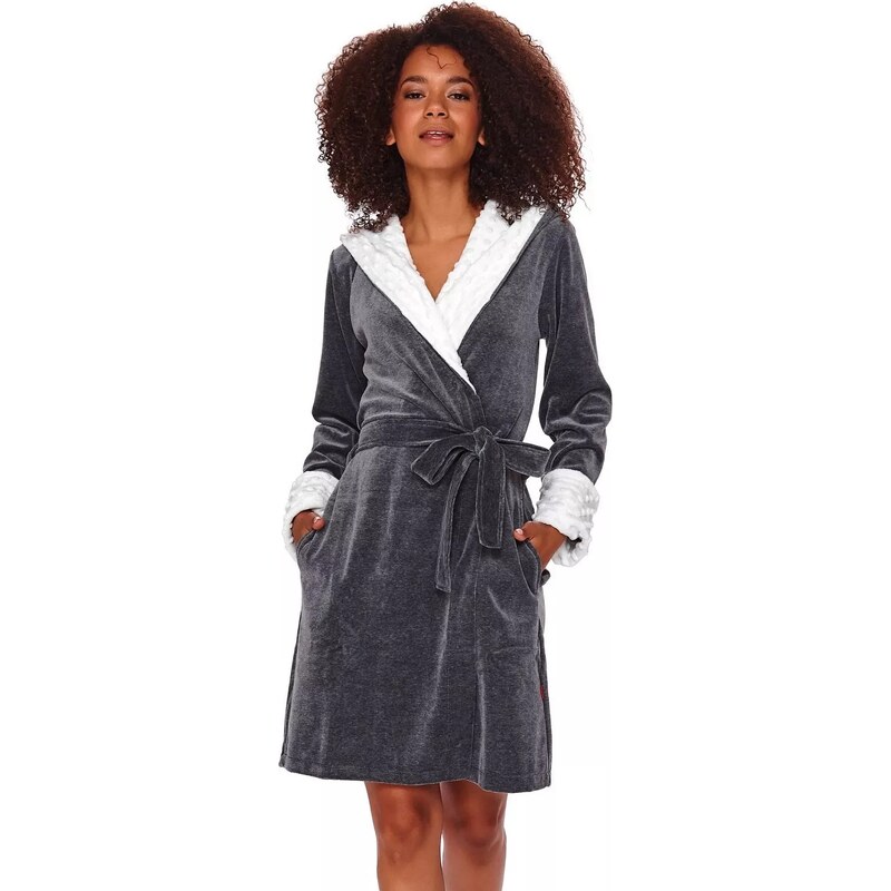 Doctornap Dámský župan 7059 dark grey 92056610