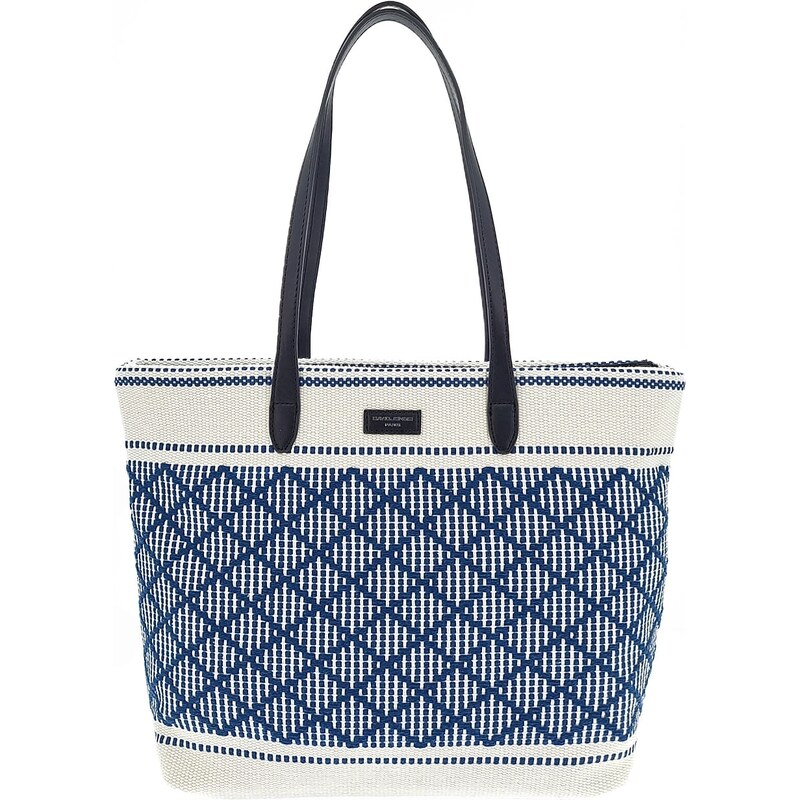 DAVID JONES Komfortní světle modrá dámská shopperka 6TW54 92056944