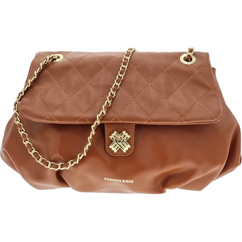 FASHION&BAG Exkluzívní hnědá dámská malá kabelka 6E6P0 92057039