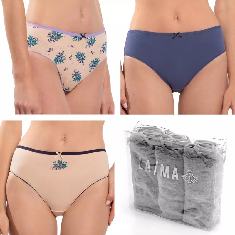 LAMA Dámské kalhotky 3 pack 127BI 23 plus 104244126
