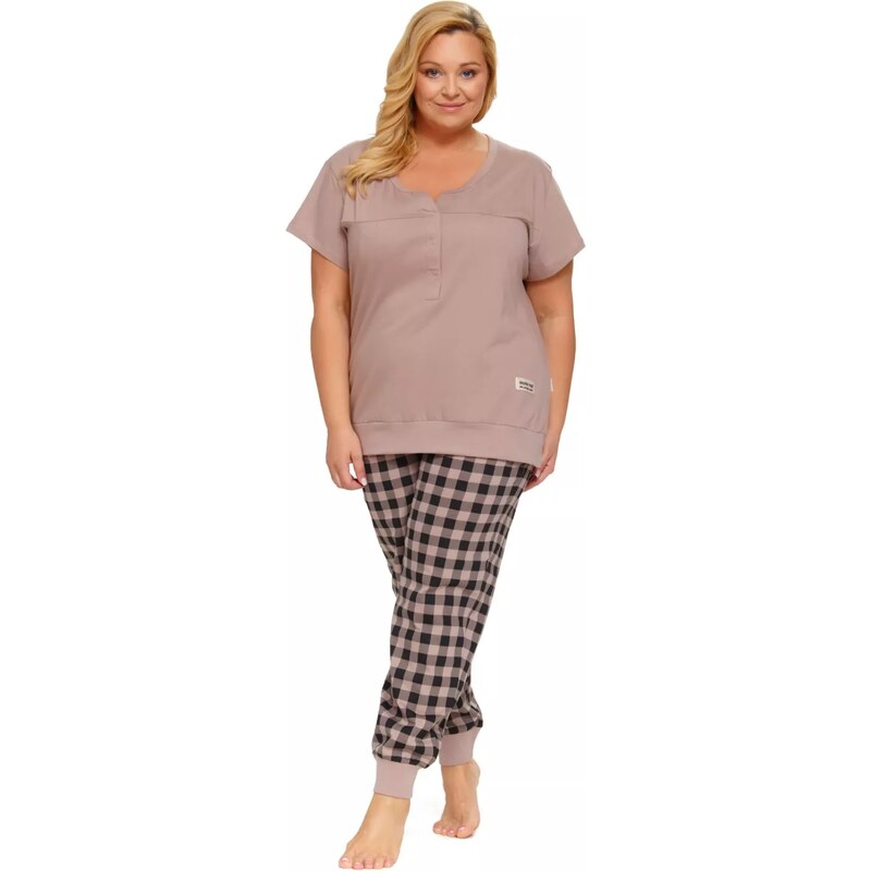 Doctornap Dámské pyžamo 4430 beige 99665670