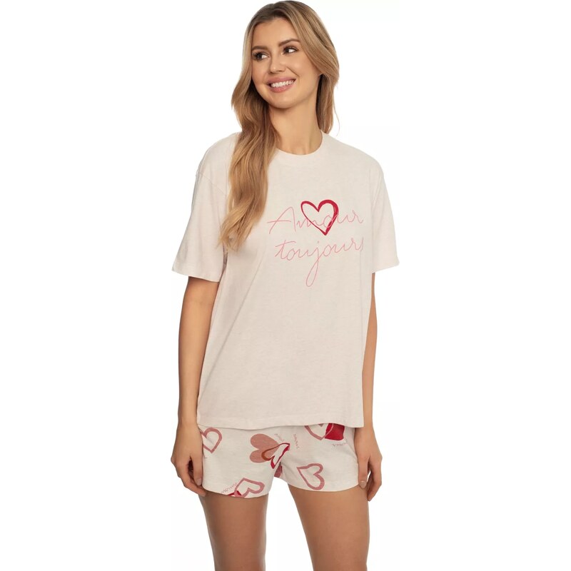 HENDERSON Dámské pyžamo 41309 Amour pink 99665778