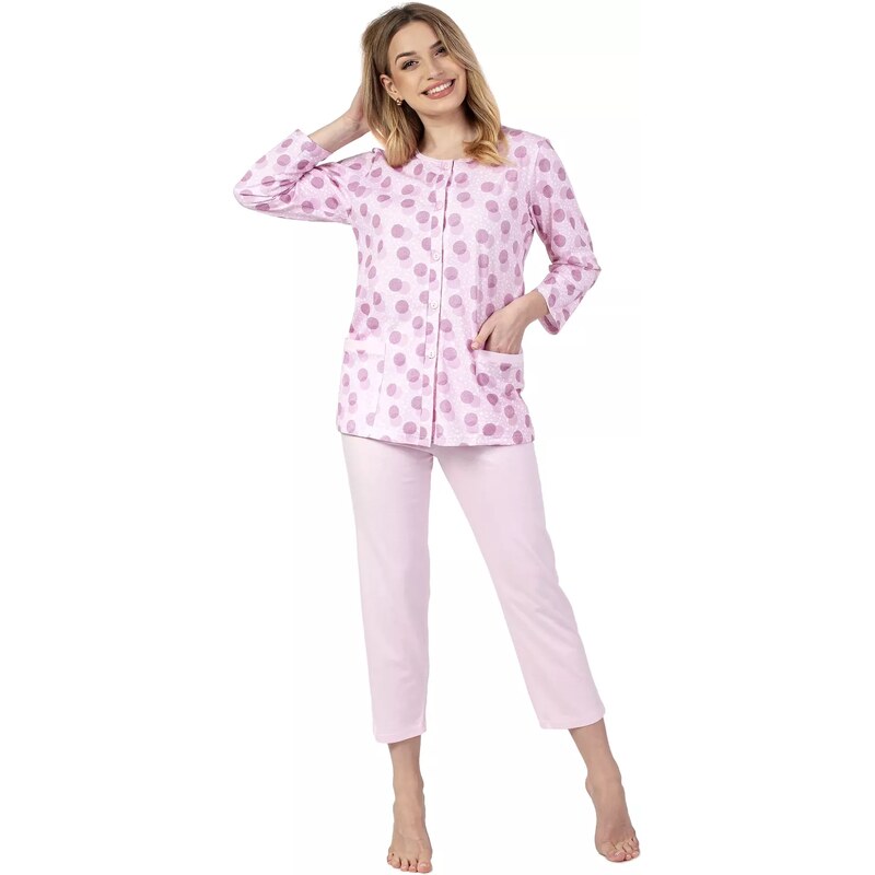REGINA Dámské pyžamo 670 pink 99665965