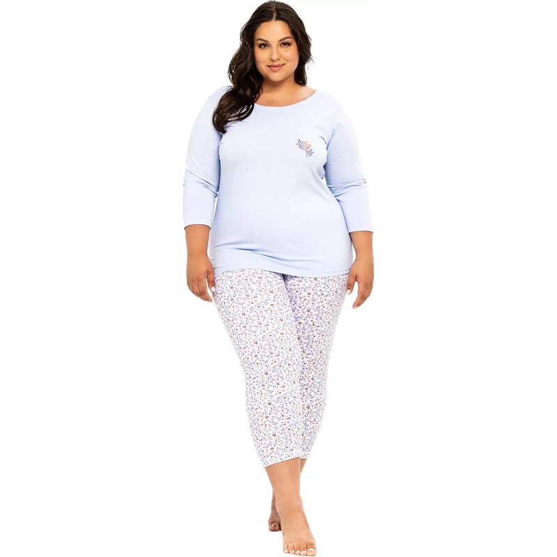 TARO Dámské pyžamo 3256 Ariella blue 99665948