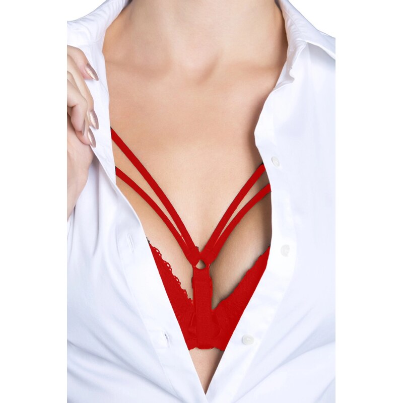 JULIMEX Dámská ramínka Decollete twin red 100351289