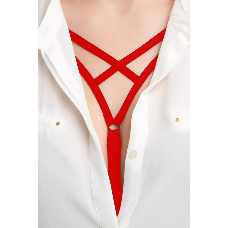 JULIMEX Dámská ramínka Decollete 426 cross red 100351288