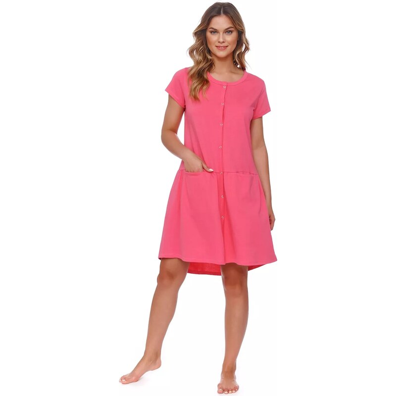Doctornap Dámská těhotenská noční košile 9445 pink 100351383