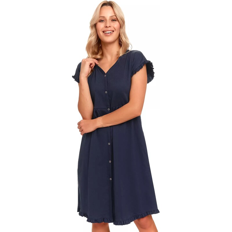 Doctornap Dámská těhotenská noční košile 9600 blue 100369784