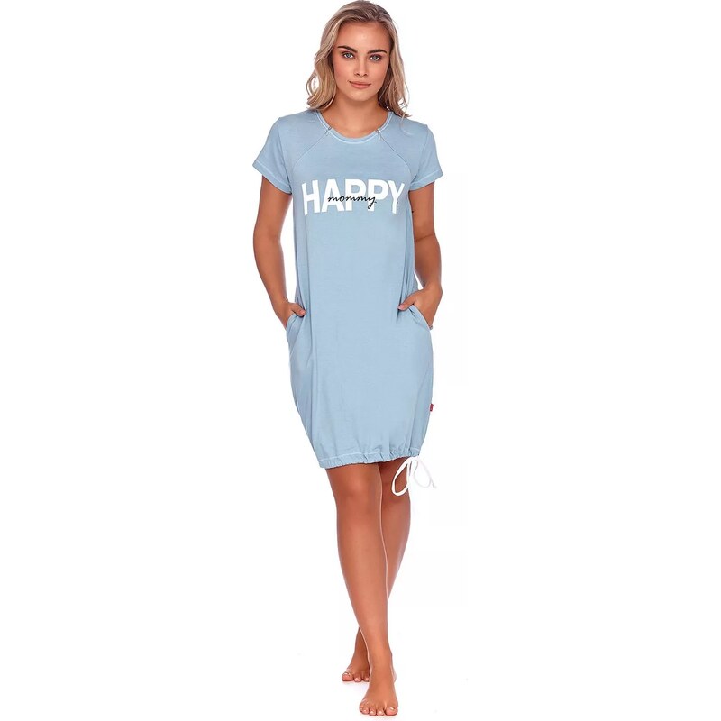 Doctornap Dámská noční košilka 9504 light blue 100369767