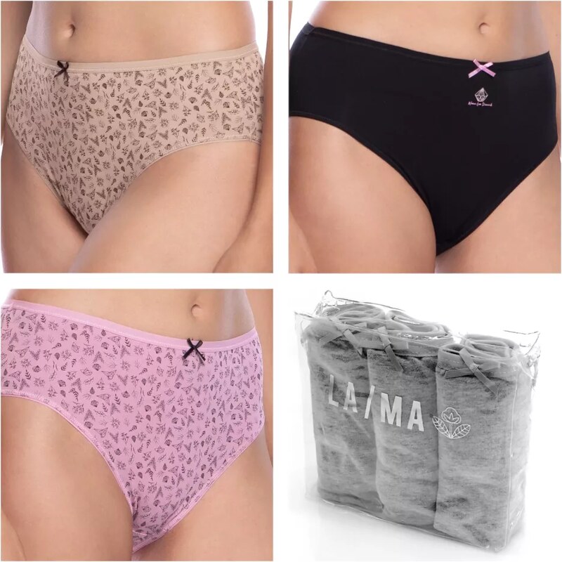 LAMA Dámské kalhotky 3 pack 127BI 25 104244401