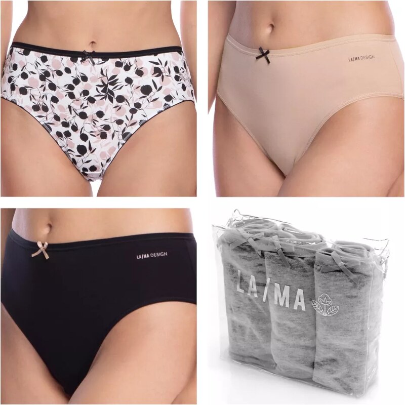 LAMA Dámské kalhotky 3 pack 127BI 24 104244402