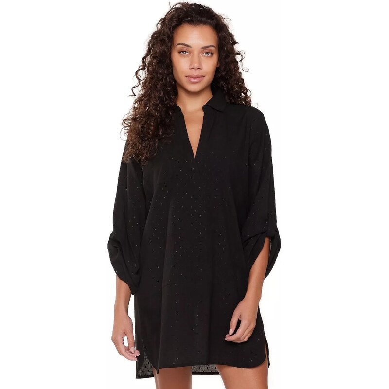 LingaDore Plážové šaty 7229 black 100418553