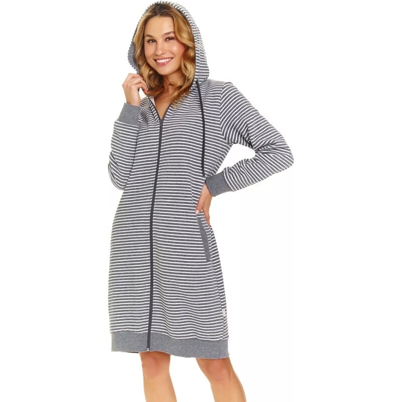 Doctornap Dámský župan 5246 dark grey 100530347