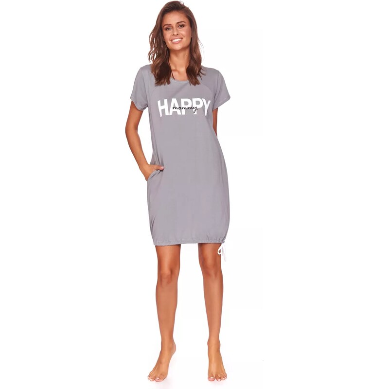 Doctornap Dámská těhotenská noční košile 9504 grey 100530375