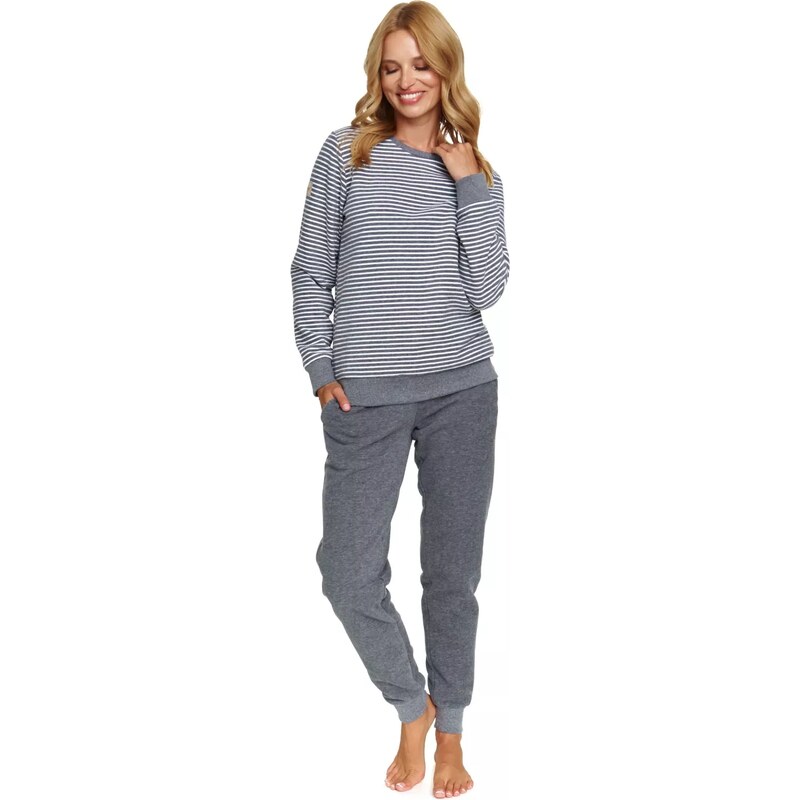 Doctornap Dámské pyžamo 5247 dark grey 100701050