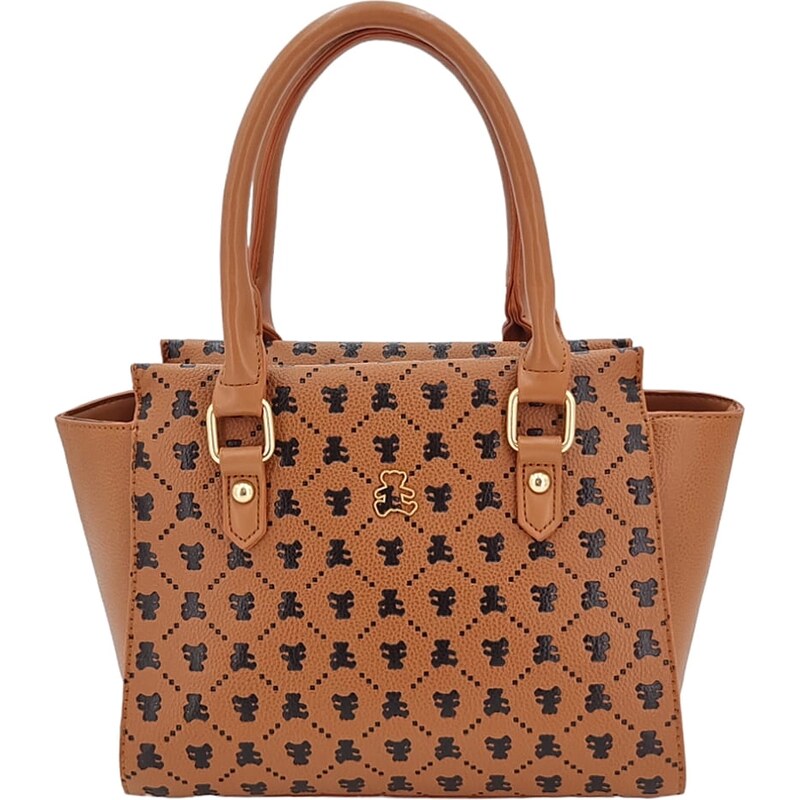 LULU CASTAGNETTE Luxusní hnědá dámská kabelka Z04TE 100701298