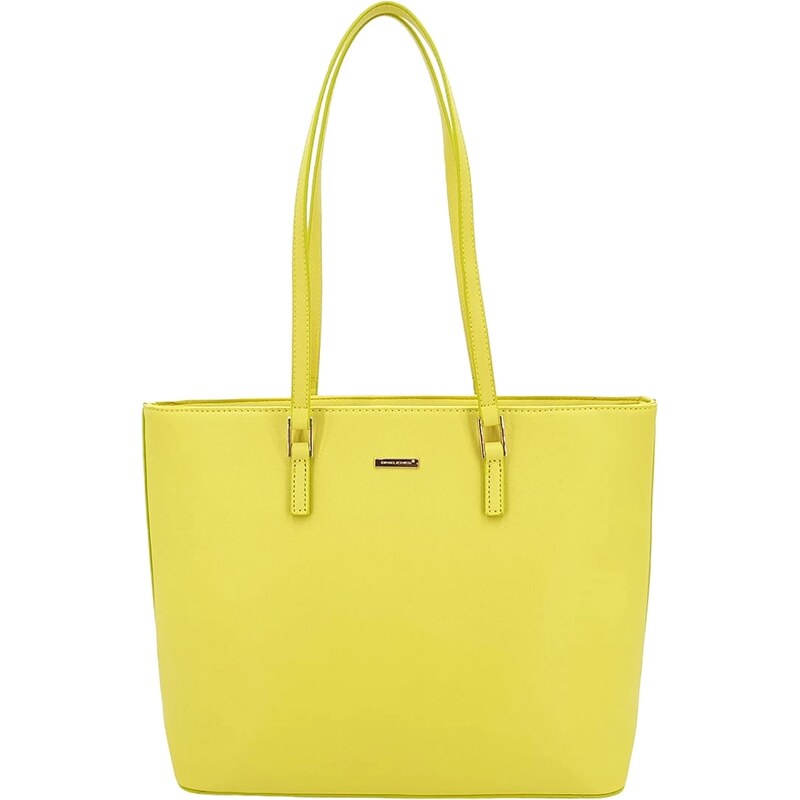 DAVID JONES Luxusní dámská shopperka žlutá WCRMY 100701337