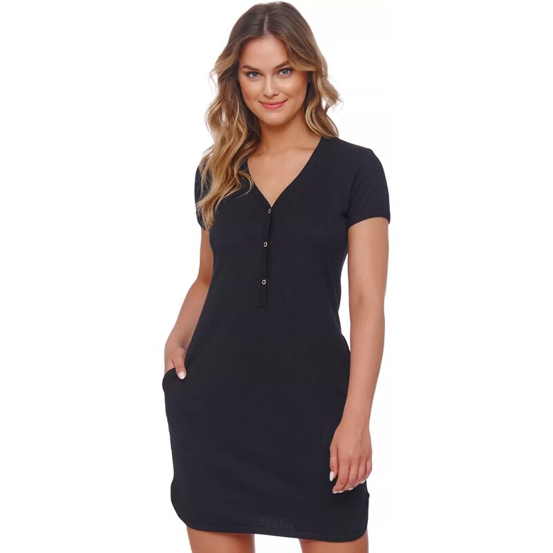 Doctornap Dámská těhotenská noční košile 4542 black 101120890