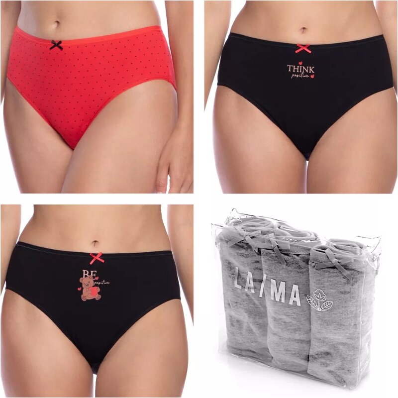 LAMA Dámské kalhotky 3 pack 127BI 27 104245077