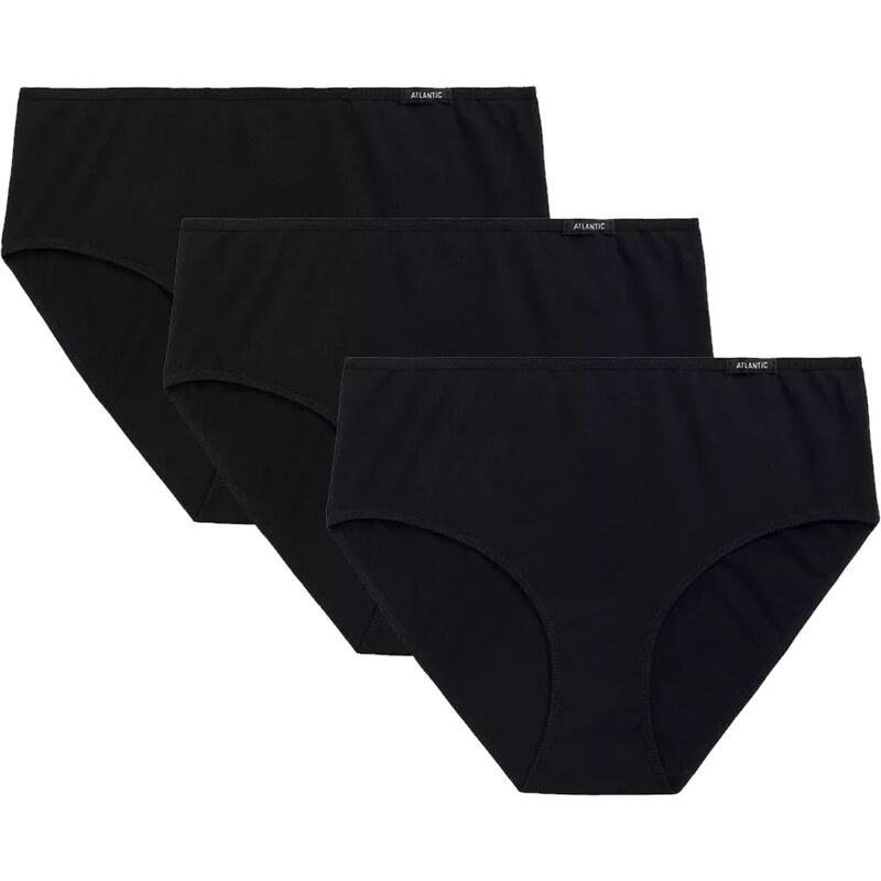 Atlantic Dámské kalhotky 3 pack 579 black 104245167