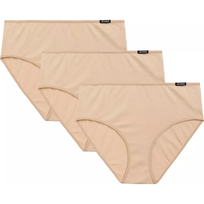 Atlantic Dámské kalhotky 3 pack 579 beige 104245169