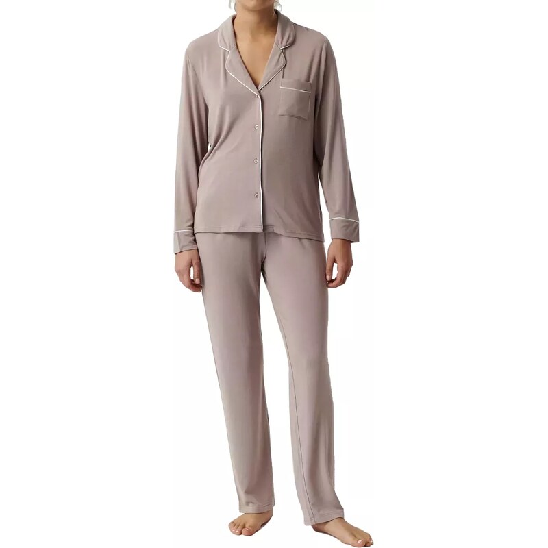 Atlantic Dámské pyžamo 495 beige 105214321