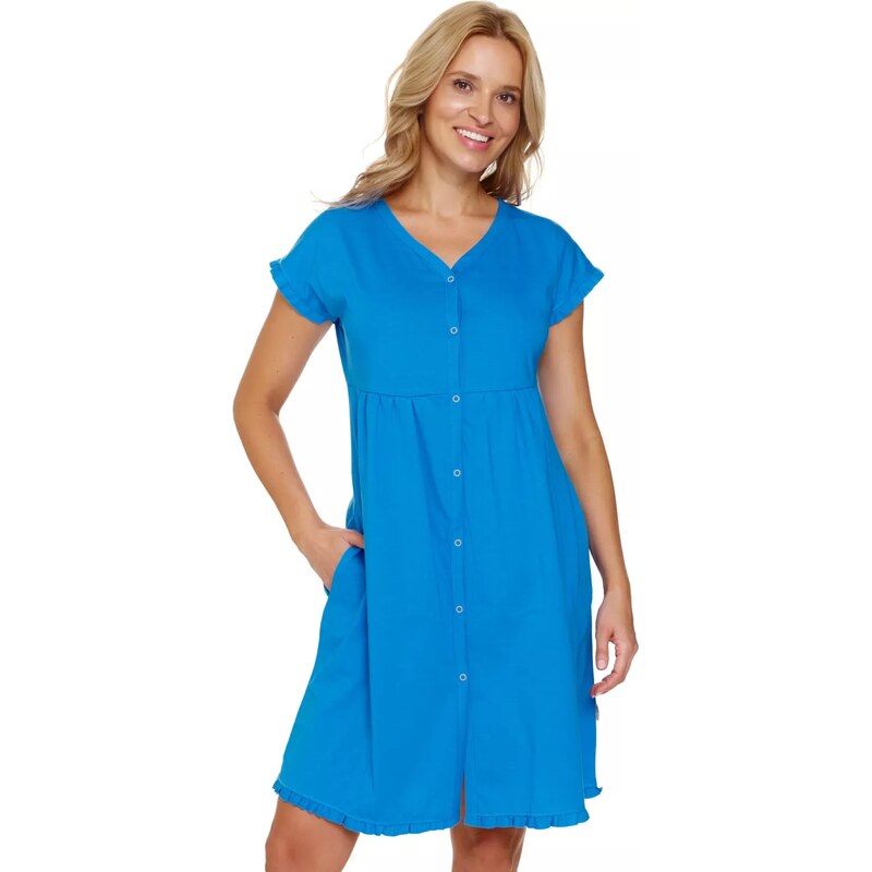 Doctornap Dámská těhotenská noční košile 9600 blue 105063833
