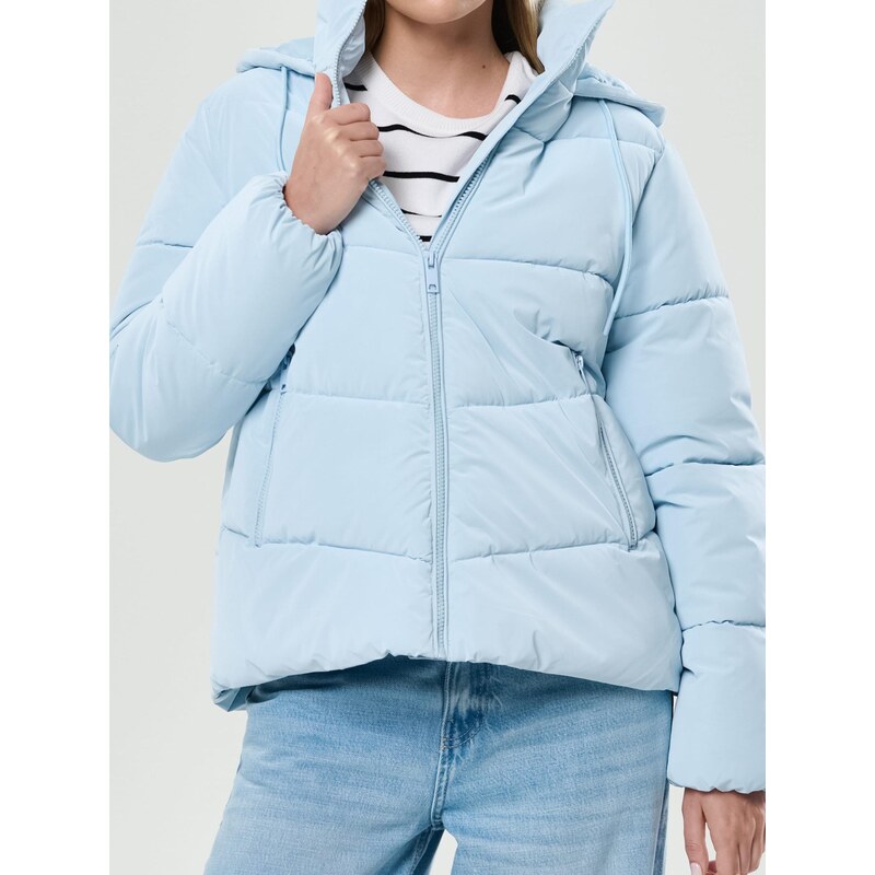 Sinsay - Puffer bunda s izolací - modrá 108426172