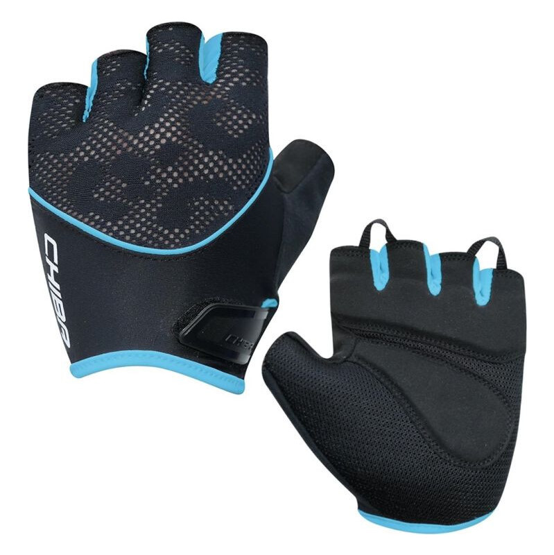 CHIBA Rukavice LADY GEL Black Turquoise M