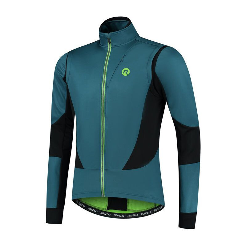Zimní bunda Rogelli BRAVE blue-lime M