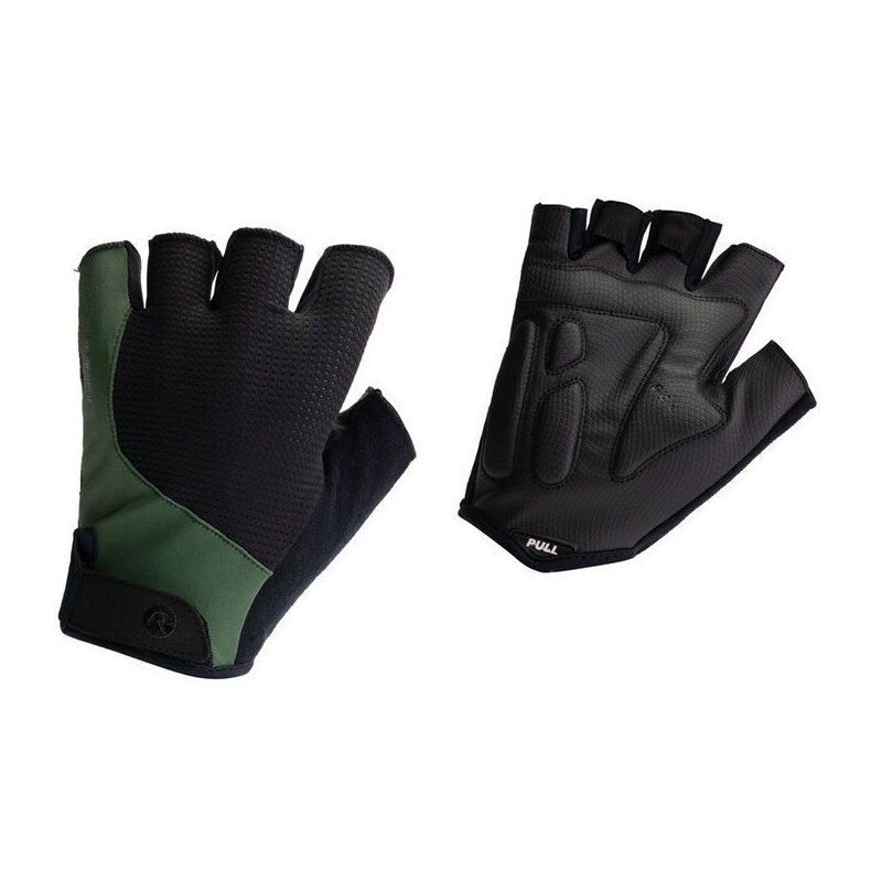 Rukavice Rogelli ESSENTIAL černo-zelené S