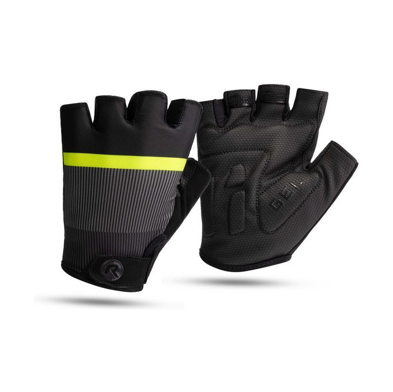 Rukavice Rogelli HERO II black-fluor S