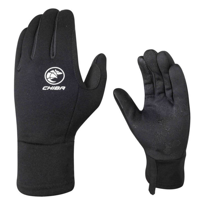 CHIBA Rukavice POLARFLEECE černé M