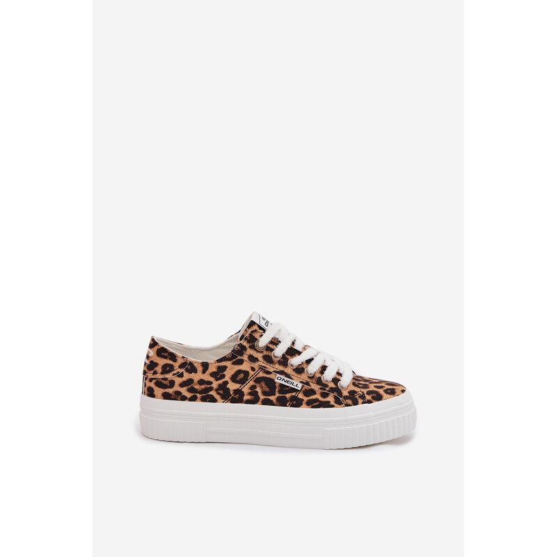 Dámské tenisky na platformě C WOMEN LOW Leopardí vzor model